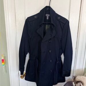 Men's Navy Trench Coat H&M